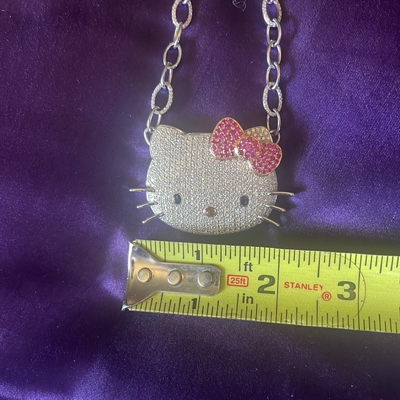 Hello Kitty 18k Diamond & Sapphire Necklace, by Kimora Lee Simmons. - Picture 16 of 17